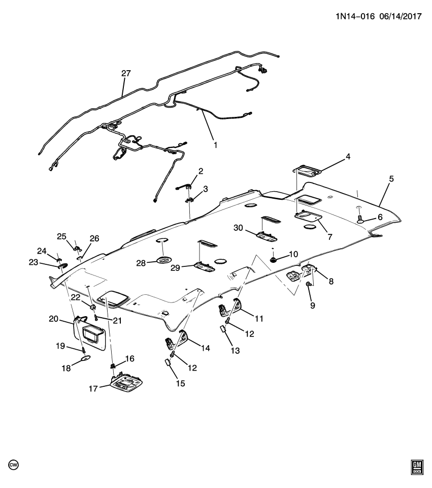 GM 84538122 Sunshade, Windshield Sunshade, Jet Black