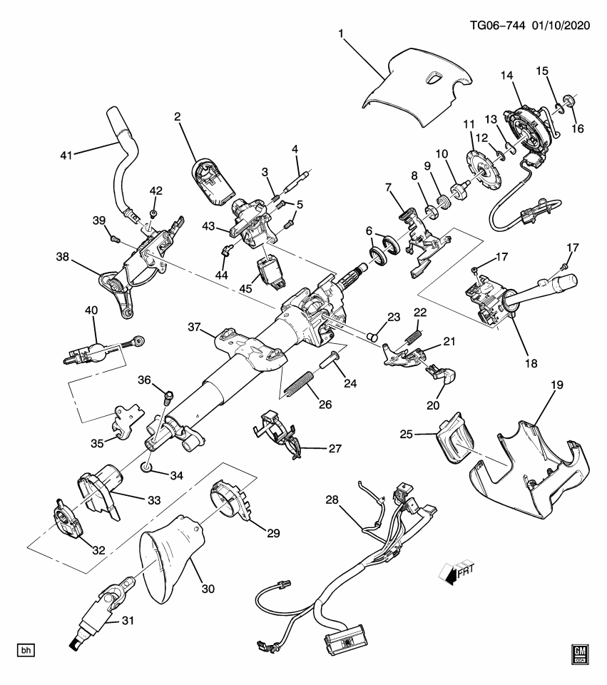 GM 84634626 Column, Steering