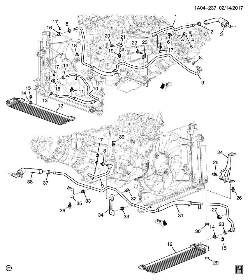 GM 23404653 Pipe, Transmission Oil Cooler