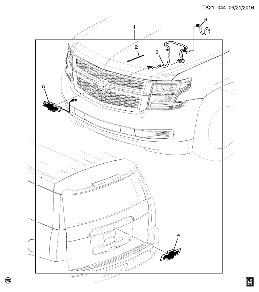 GM 84751398 Harness Package, Vehicle Security & Safety