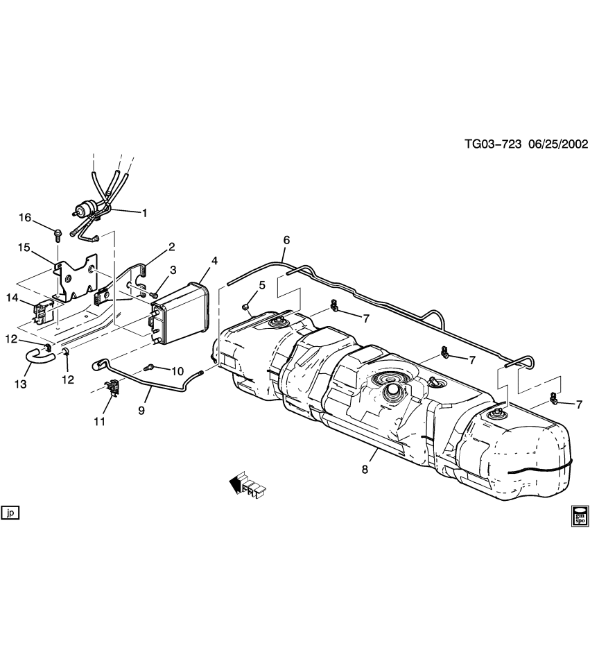 GM 85133191 Pipe, Early Fuel Evaporation