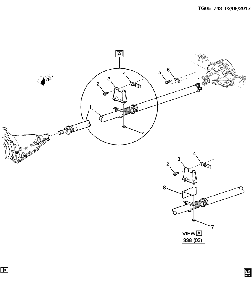 GM 15294768 Shield, Propeller Shaft Bearing, Center