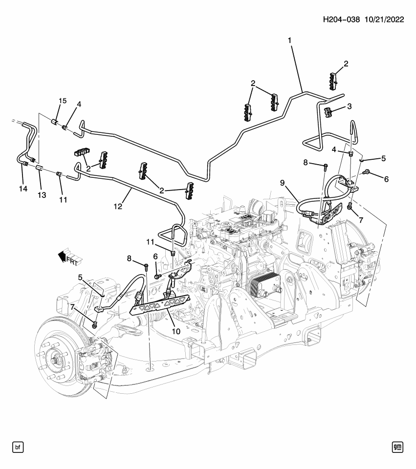GM 11518687 Union, Electronic Brake Control