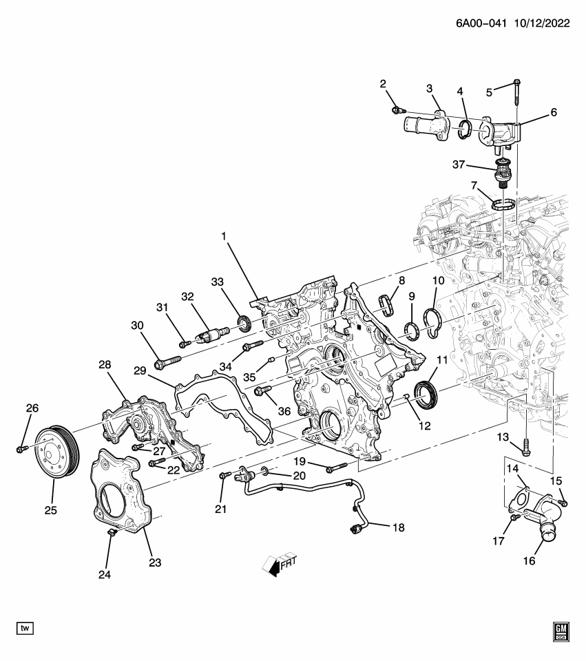 GM 12690495 Harness, Engine Oil Pressure
