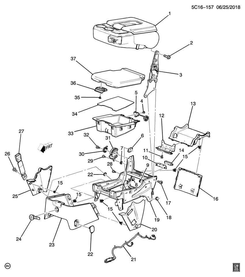 GM 84642229 Harness, Chassis Wiring, Front