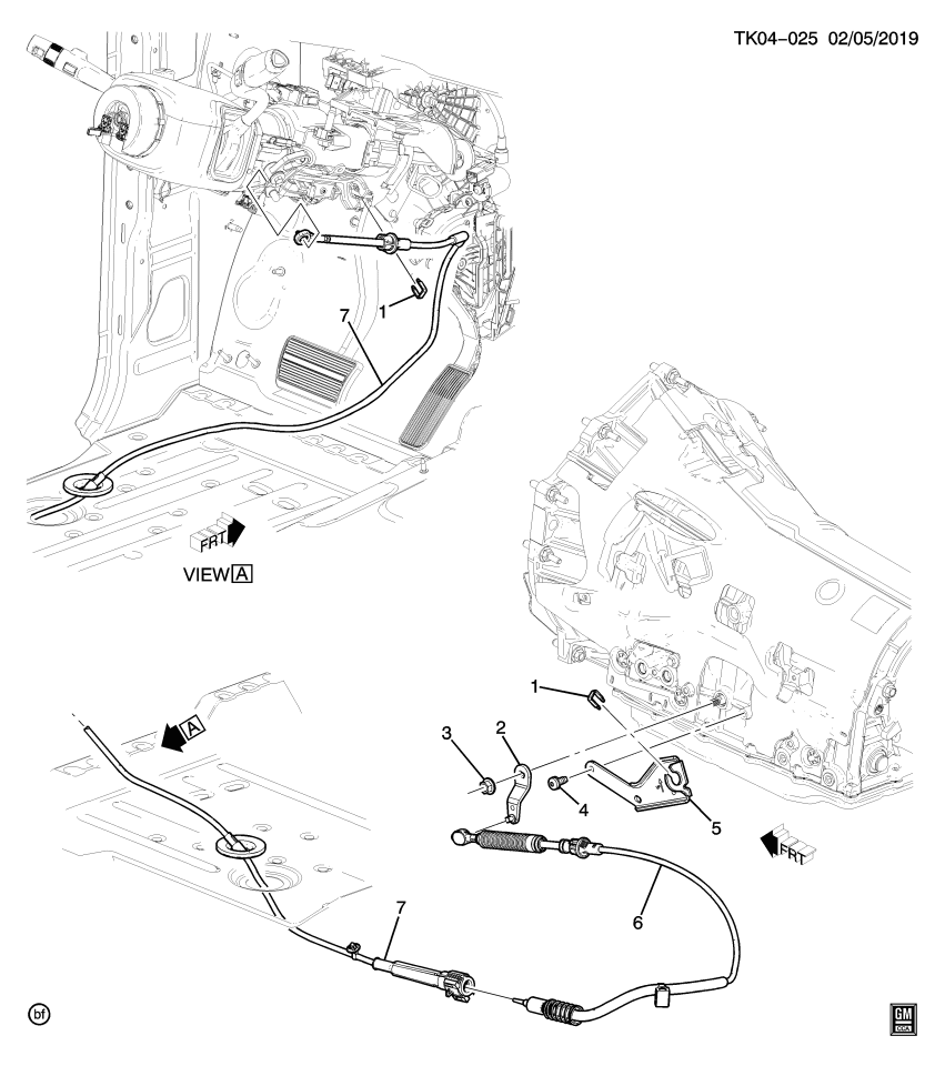 GM 86532014 Cable, Transmission Shift Control Cable