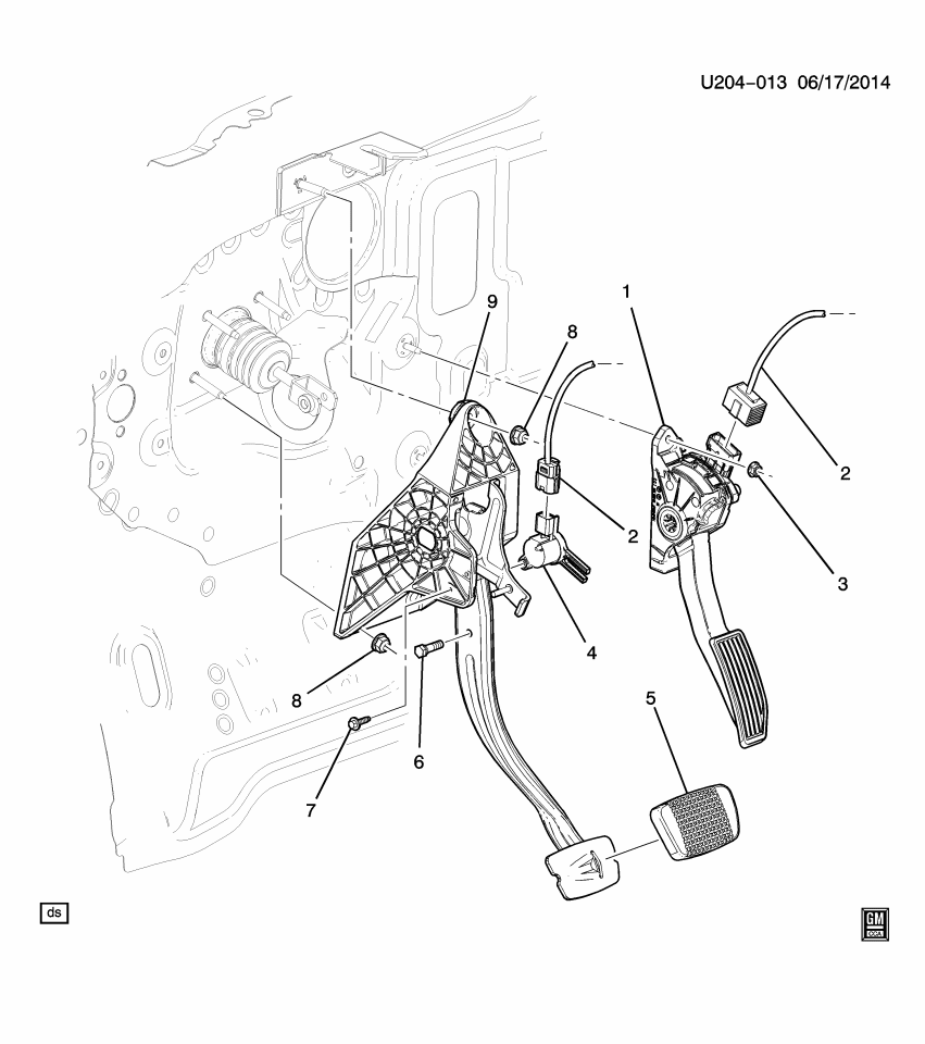 GM 11548245 Bolt, Brake Master Cylinder Adjusting