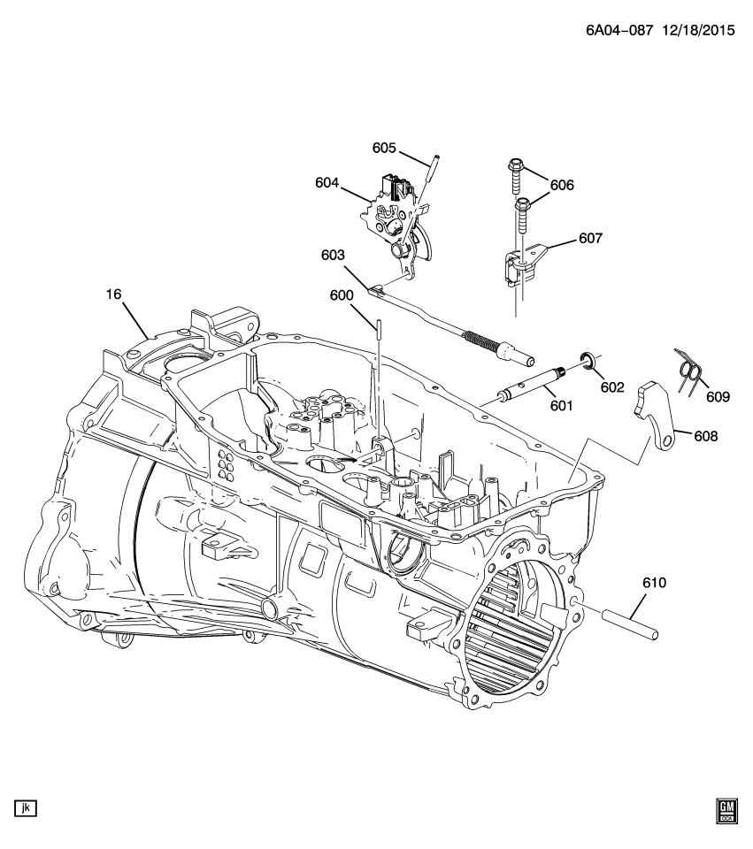 GM 24289629 Case, Transmission Case