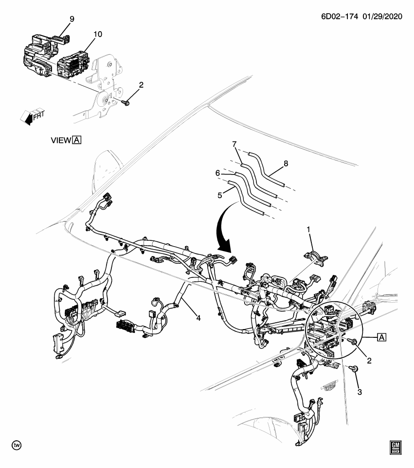 GM 84759679 Cable, Chassis Wiring