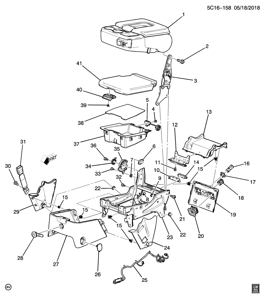 GM 84950212 Harness, Chassis Wiring, Front