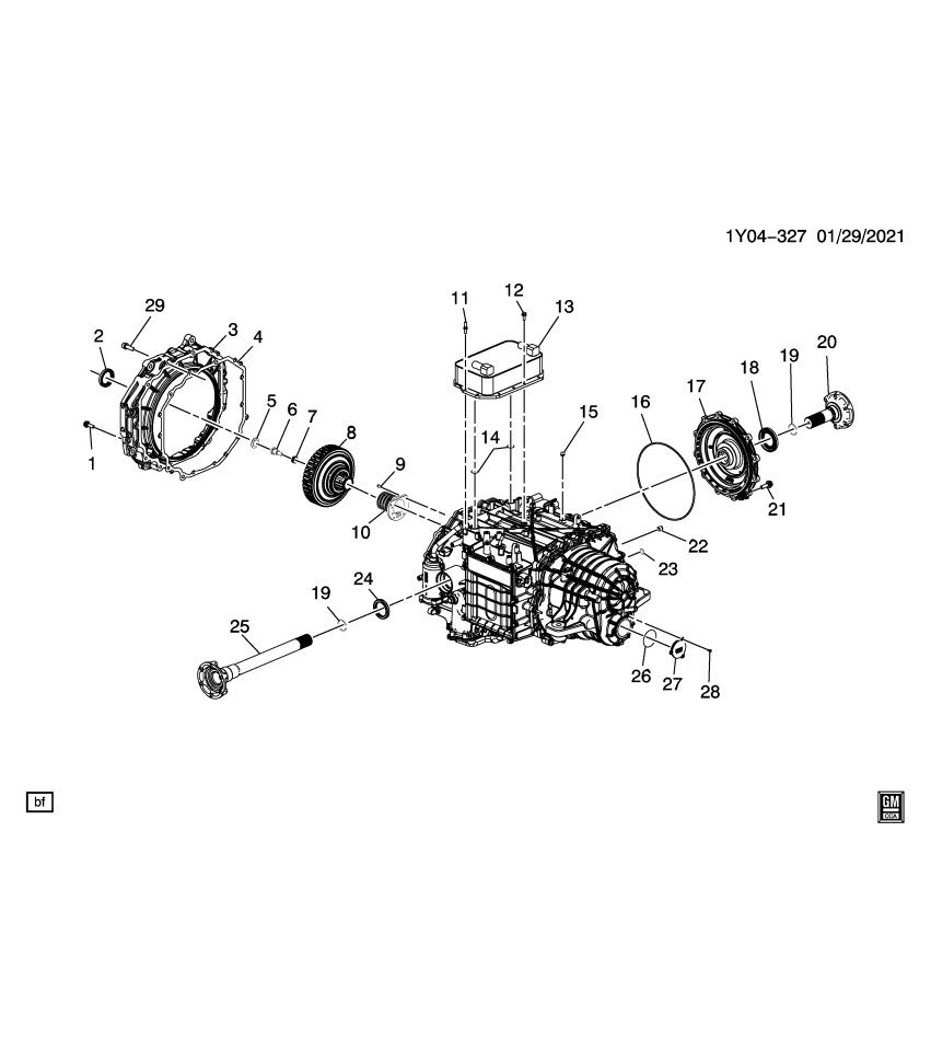 GM 24044531 Cover Kit, Rear Axle Housing
