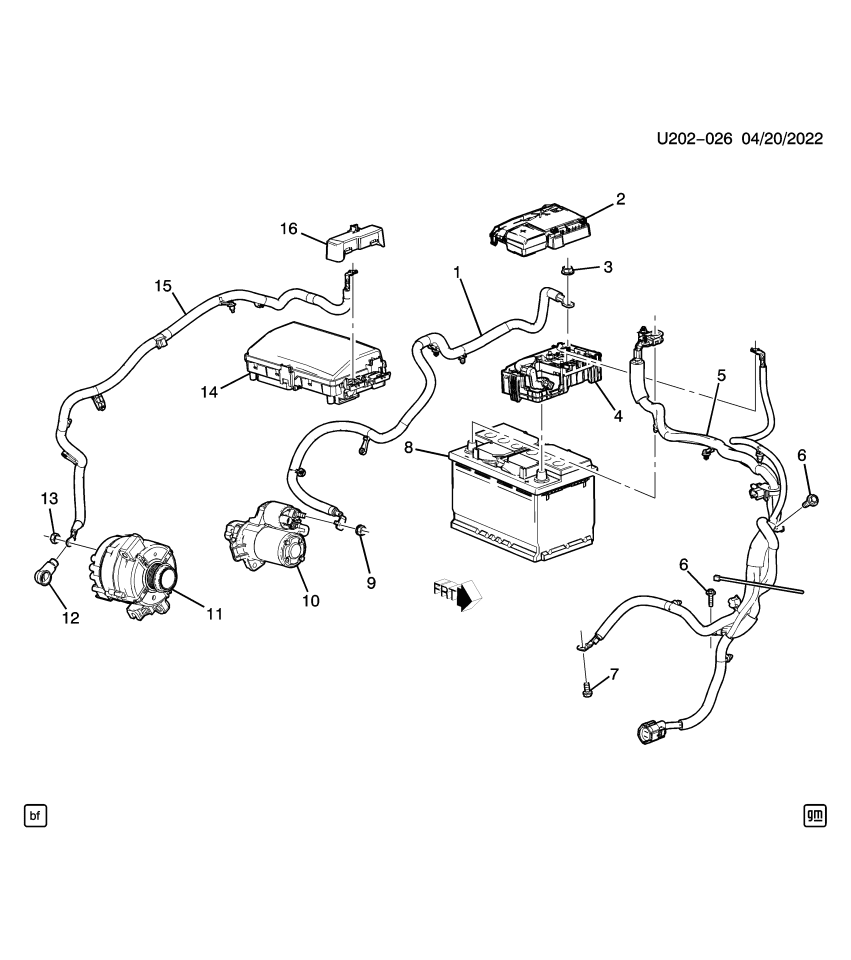 GM 84331812 Cover, Main Wiring Junction And Fuse Block