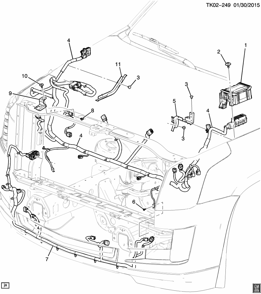GM 84421160 Harness, Chassis Wiring