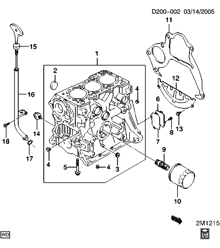 GM 94535690 Plug, Engine Oil Distribution