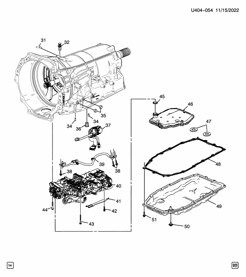 GM 24262438 Seal, Transmission High Clutch
