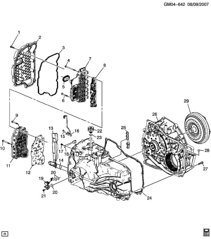 GM 19259219 Converter, Transmission Converter