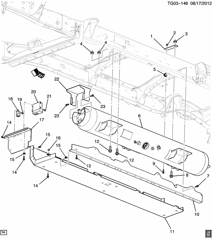 GM 22899978 Rail, Fuel