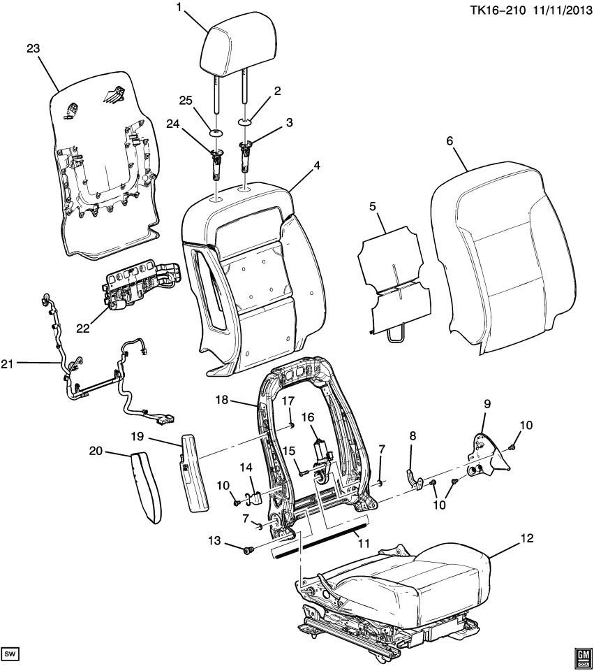 GM 84206742 Harness, Chassis Wiring, Front