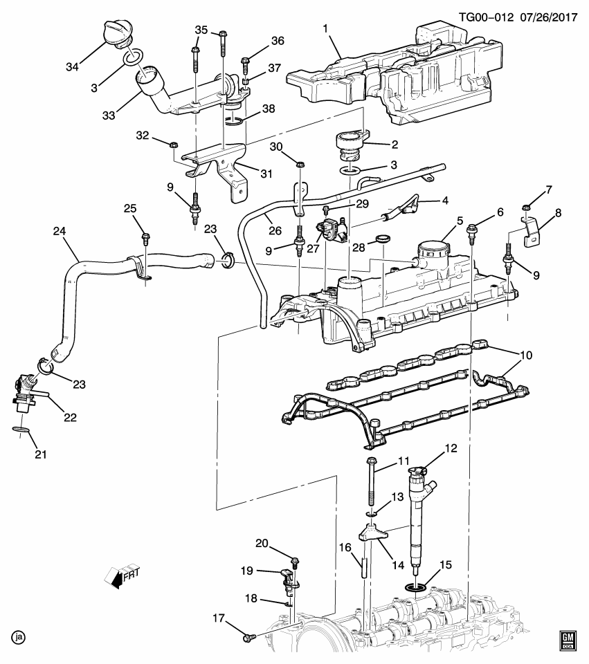 GM 55498415 Deadener, Fuel Injection