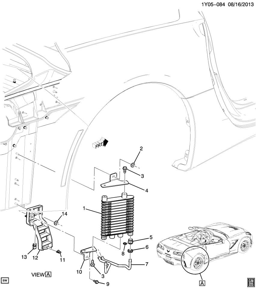 GM 84966142 Hose Kit, Differential Lubrication