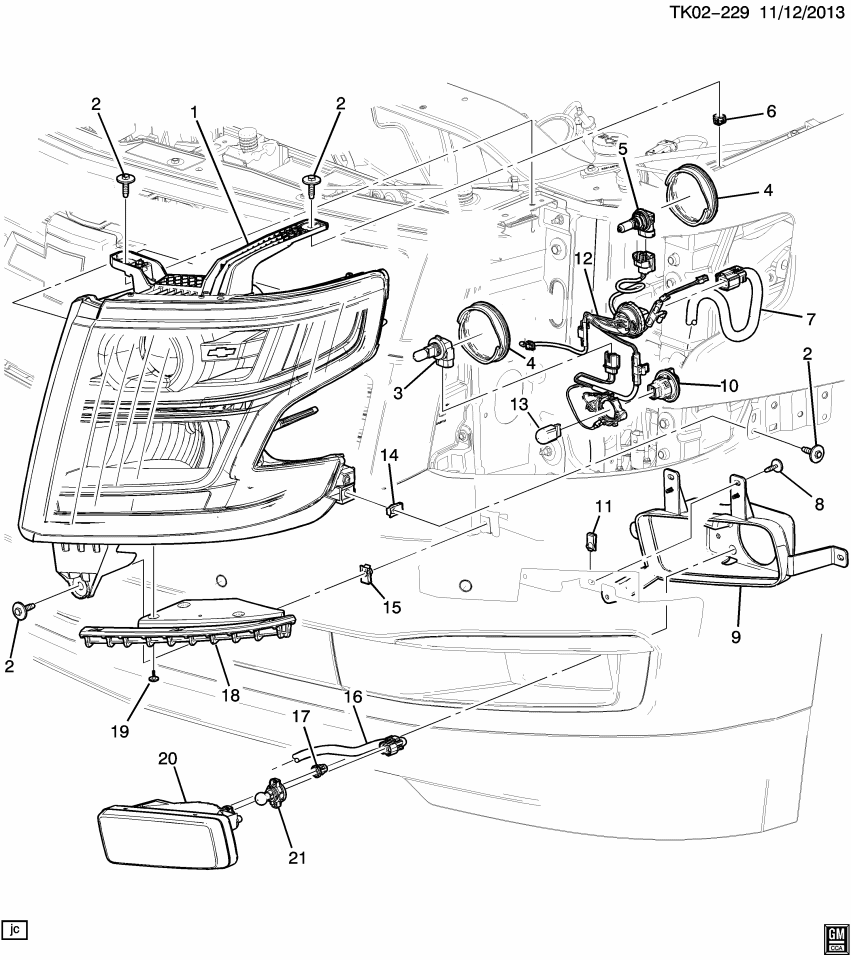 GM 11547935 Bolt, Capsule/Headlamp/Fog Lamp Mounting
