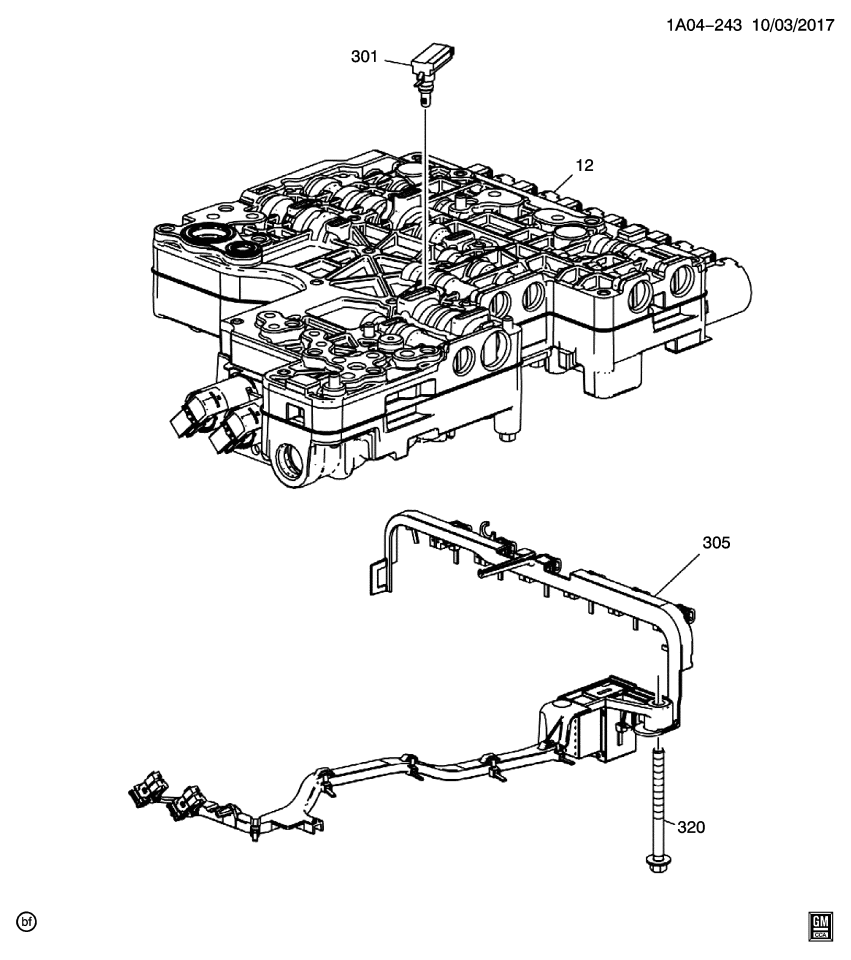 GM 24290781 Bolt, Transmission Main Control Valve Body