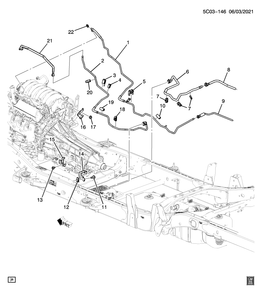 GM 84574617 Hose, Fuel Line