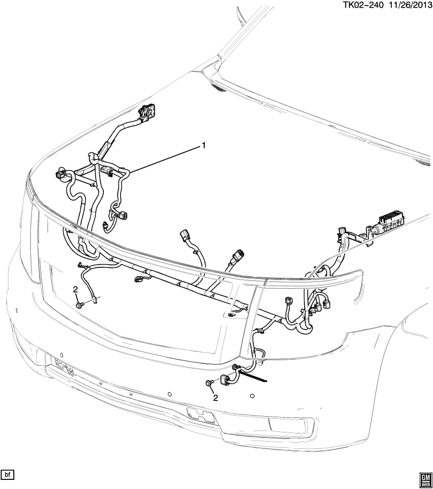 GM 84421167 Harness, Chassis Wiring
