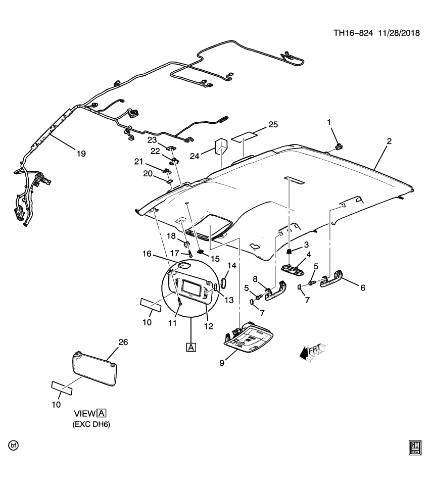 GM 84247147 Sunshade, Sunshade