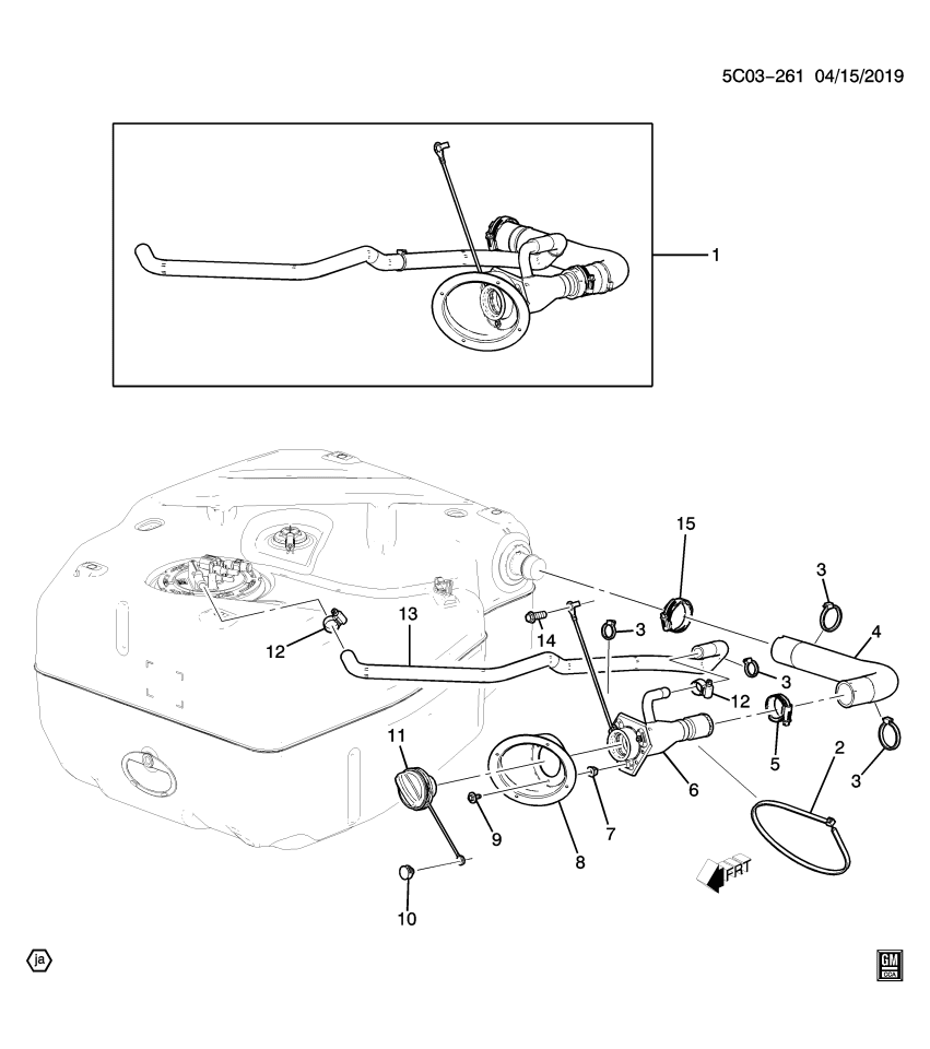 GM 85585198 Pipe, Fuel Tank Filler