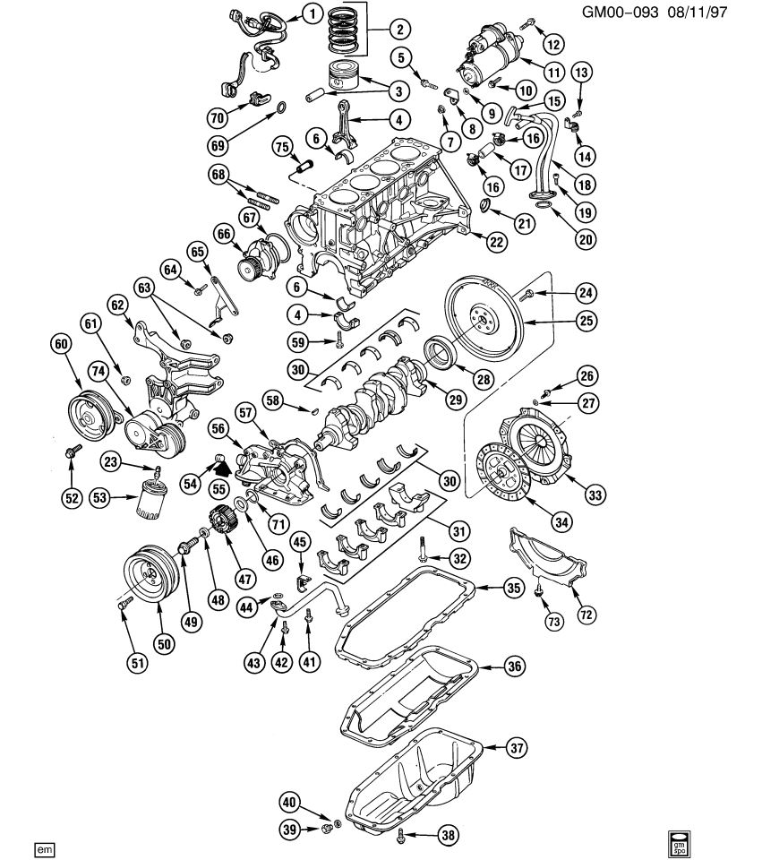 GM 90156056 Washer, Engine Crankshaft Pulley And Balancer