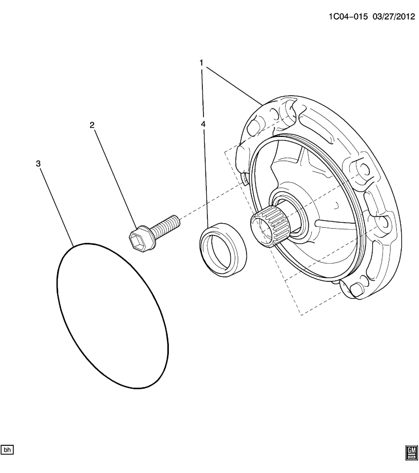 GM 25192116 Pump, Transmission Oil Pump