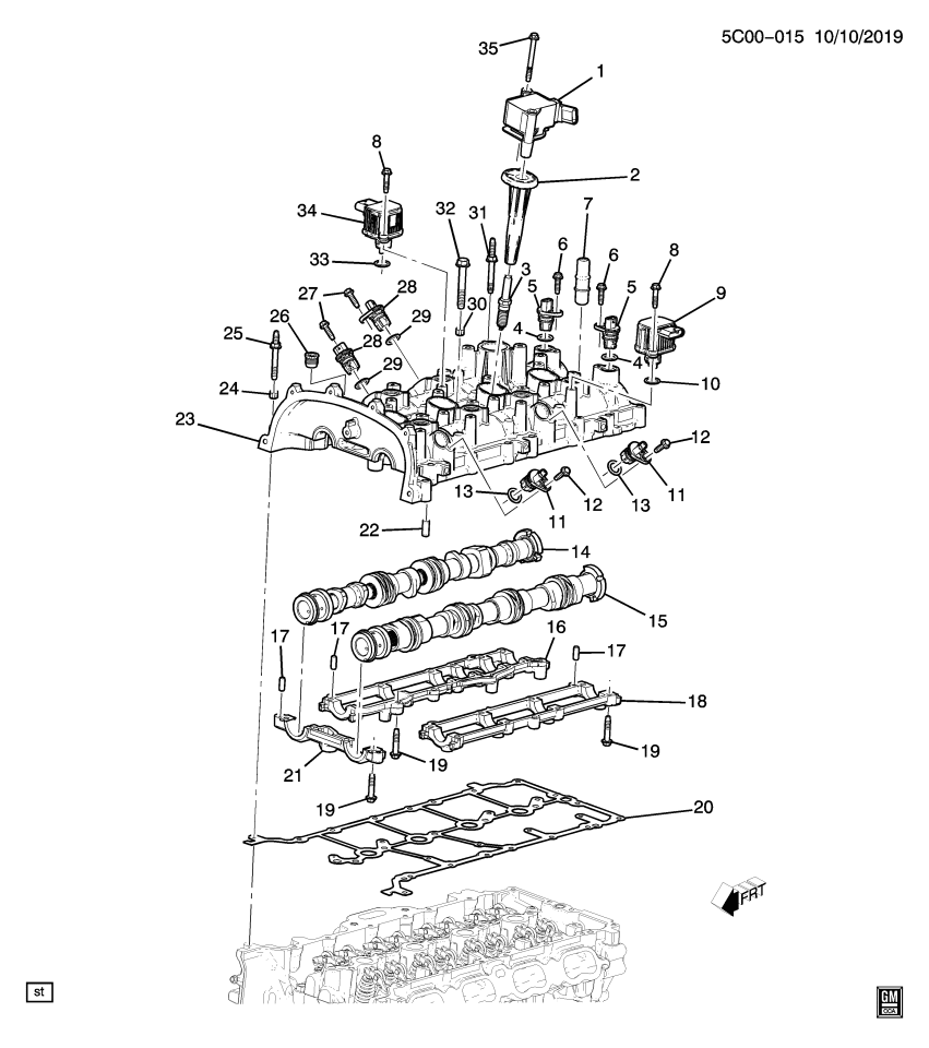 GM 12696275 Fitting, Engine Crankcase Ventilation