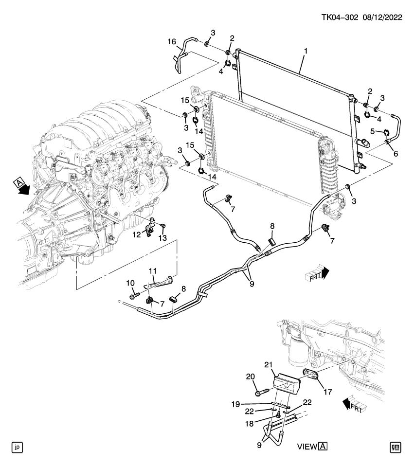 GM 22998172 Pipe, Transmission Oil Cooler