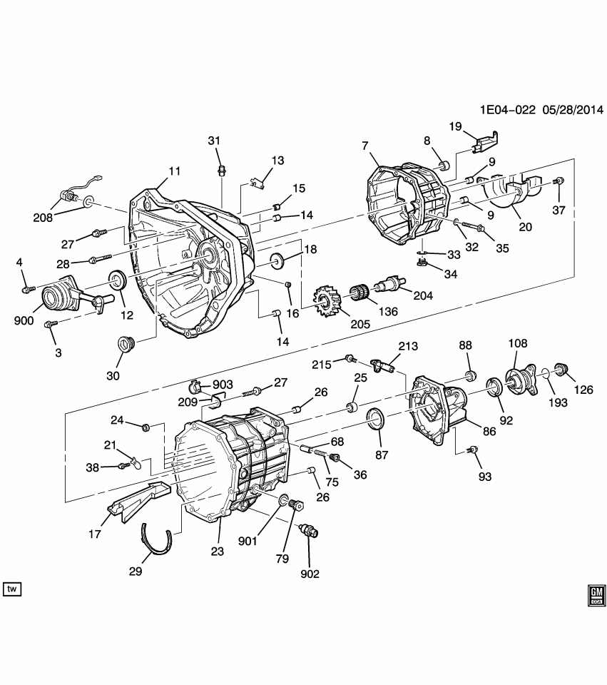 GM 19209671 Retainer, Back Up Lamp