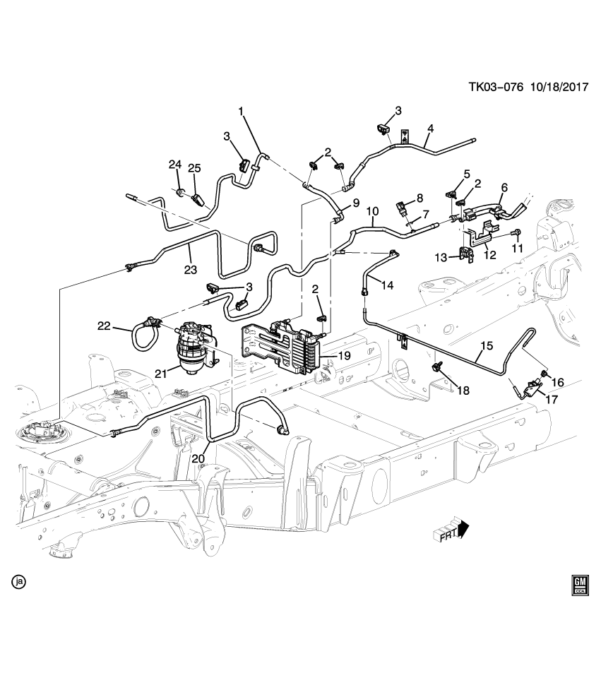 GM 23260718 Hose, Fuel Line