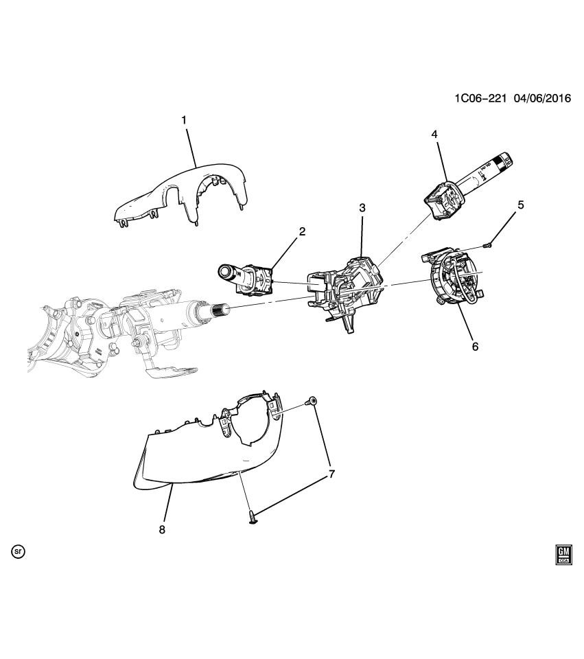 GM 95415483 Bracket, Turn Signal Lamp