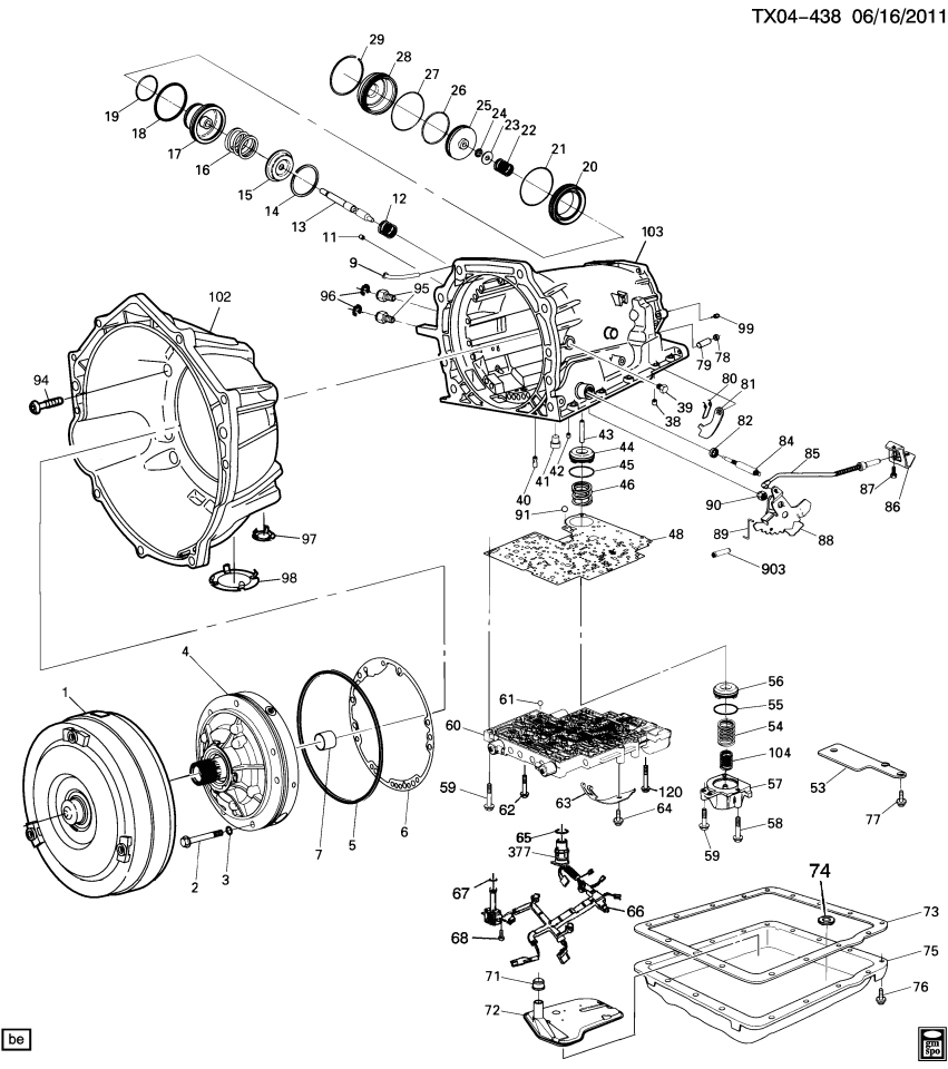 GM 24235587 Pin, Transmission Detent