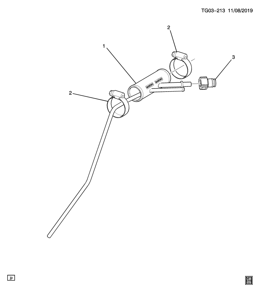 GM 15135809 Pipe, Fuel Tank Filler