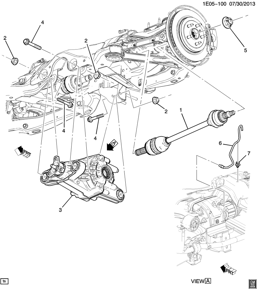 GM 92266878 Vent, Rear Axle