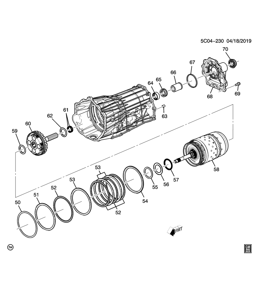 GM 24275954 Plate, Transmission Clutch