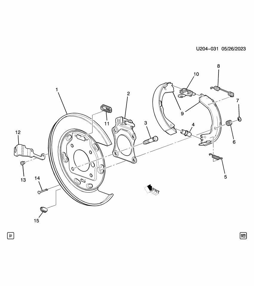 GM 23261424 Adjuster, Brake
