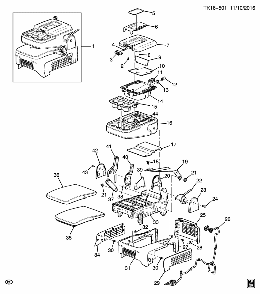GM 84599987 Buckle Kit, Seat Belt, Jet Black