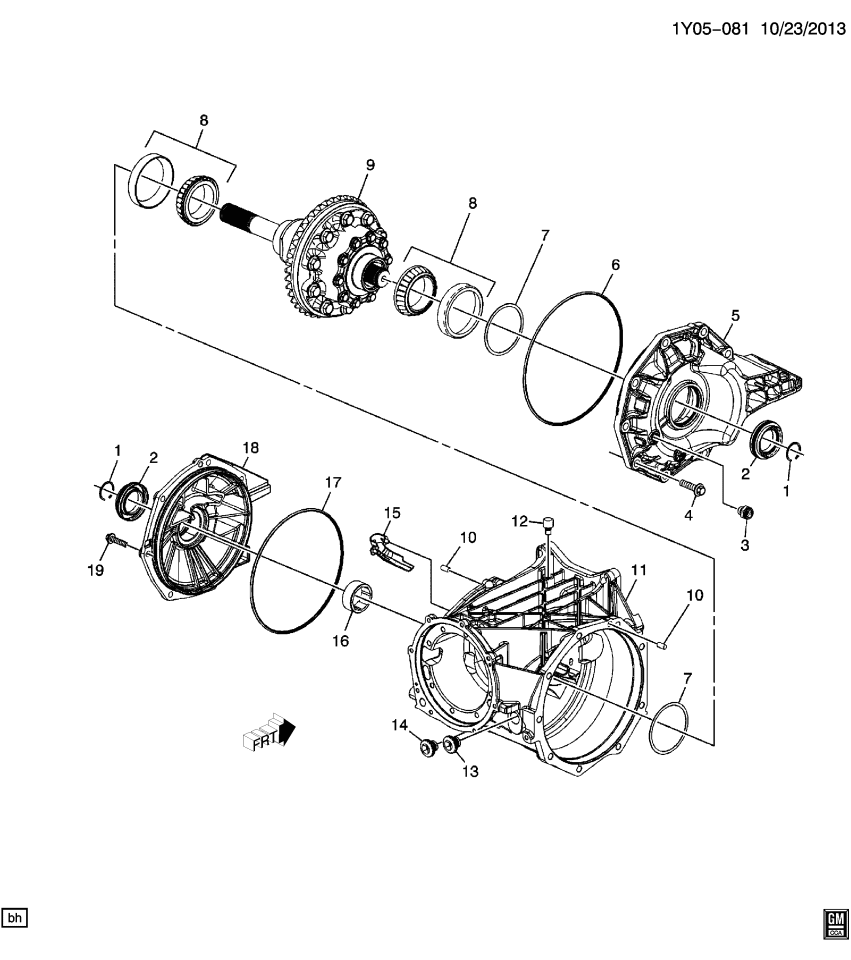 GM 23347673 Adapter, Differential Lubrication