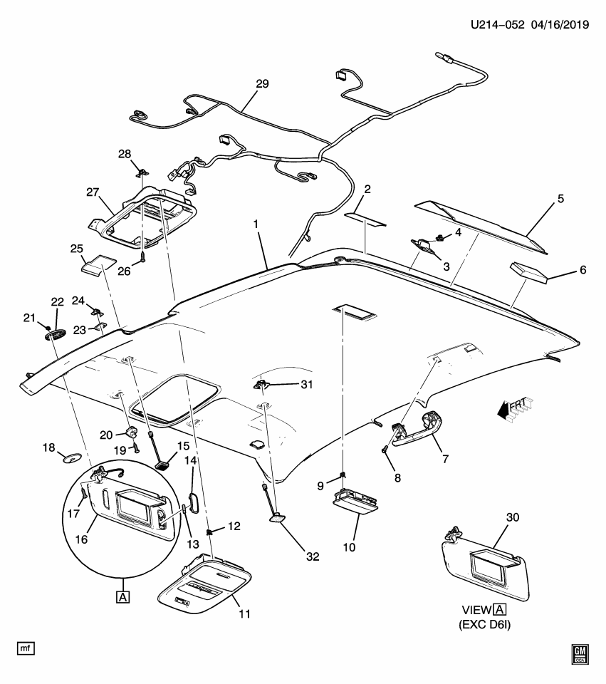 GM 84829412 Harness, Body Wiring