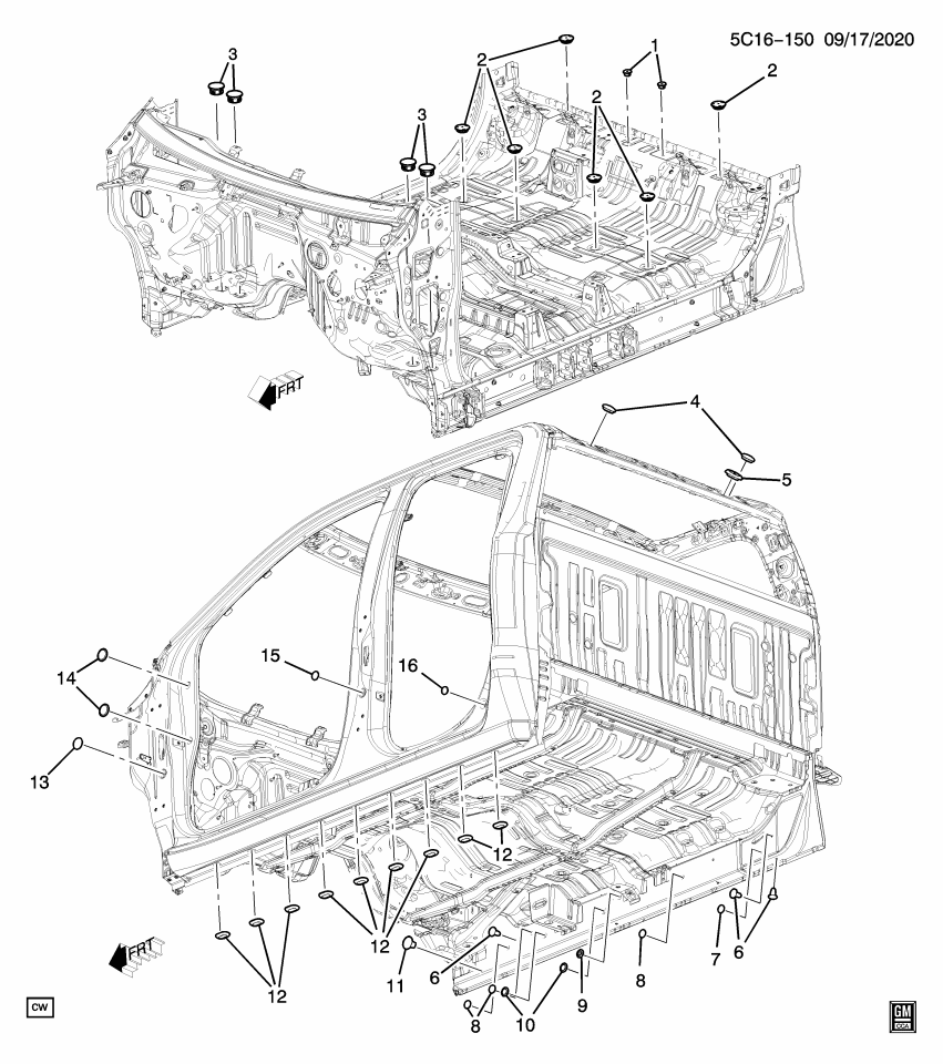 GM 23318742 Plug, Shroud And Dash And Vent Duct Panel