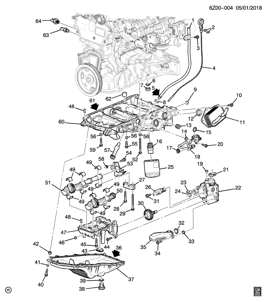 GM 55487698 Tube, Engine Oil Level