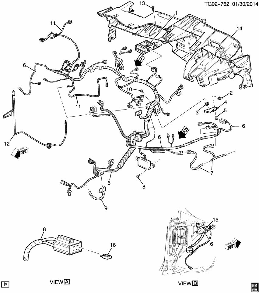 GM 84727949 Harness, Chassis Wiring