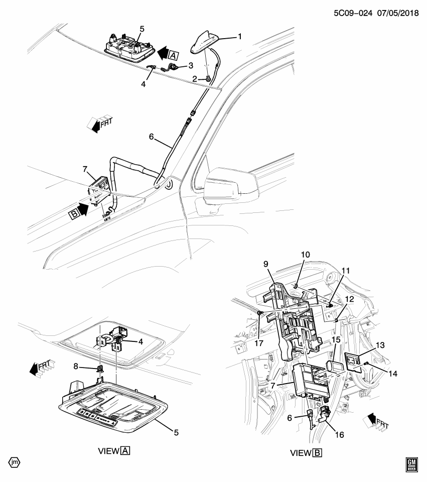 GM 84960275 Cable, Radio Antenna