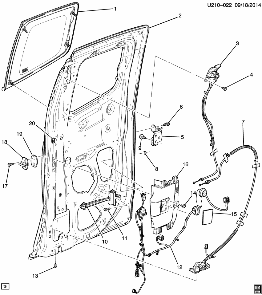 GM 84490267 Harness, Body Wiring, Rear